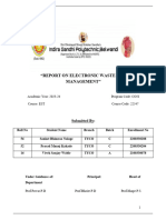 "Report On Electronic Waste and Management": Academic Year: 2023-24 Program Code: CO5I Course: EST Course Code: 22547