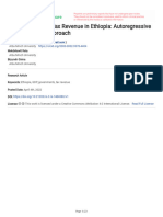 Facrors Affecting Tax Revenue in Ethiyopia (1990-2008) - Tahir Desta, Mekdelawit Reta, Bizuneh Girma