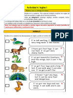 Actividad 4. Ingles I