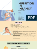 Nutrition in Infancy