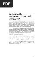 La Sabiduría Verdadera - Está Ésta Acaso en Los Títulos Universitarios?