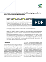 Review Article Cell-Based Transplantation Versus Cell Homing Approaches For Pulp-Dentin Complex Regeneration