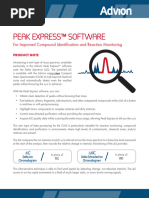 Advion CMS Peak Express Synthetic Product Note