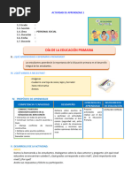 Sesion Ps. Día de La Educación Primaria