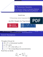 Handout Part III Riemannian Manifolds