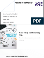 Case Study On Marketing Mix