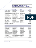 Erie County PA Property Transfers - April 2007