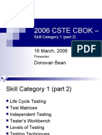 2006 CSTE CBOK Skill Category 1 (Part2)