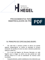 Registro de Predios Inmatriculación