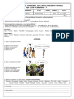 Atividade Countries Nationalities Iv Etapa