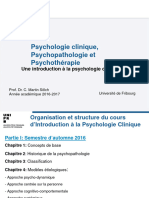 Psychologie Clinique, Psychopathologie Et Psychothérapie