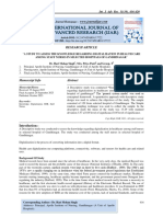 A Study To Assess The Knowledge Regarding Digitalization in Health Care Among Staff Nurses in Selected Hospitals of Gandhinagar