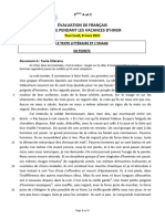 Évaluation de Français À Faire Pendant Les Vacances D'Hiver: 3 Aetc