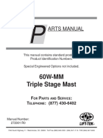 60W-MM Triple Stage Mast: Arts Manual