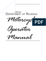 Motorcycle Operator Manual