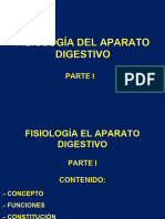 Fisiología Del Aparato Digest. Parte I