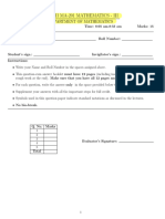 Quiz-2 Model Solutions Set-A