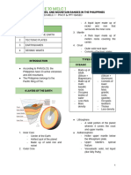 SCIENCE 10 MELC 1 - Volcanoes, Epicenters, and Mountain Ranges in The PH