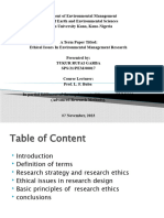 Ethical Issues in Env Mangmt Reseach Evm 93o3