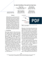 D15-1174 Representing Text For Joint Embedding of Text and Knowledge Bases