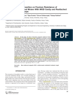 The Effect of Fiber Insertion On Fracture Resistance of Endodontically Treated Molars With MOD Cavity and Reattached Fractured Lingual Cusps