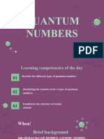 Quantum Numbers JJN