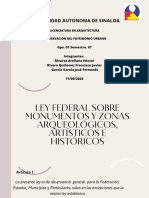 Ley Federal Sobre Monumentos y Zonas Arqueológicos, Artísticos e Históricos