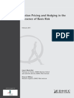 (2011) Option Pricing and Hedging in The Presence of Basis Risk