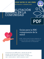 Rehabilitación Basada en La Comunidad