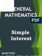 Gen - Math Simple and Compound Interests NOPRAYER