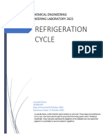 Refrigeration Report