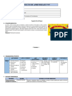 1° Grado - Proyecto de Aprendizaje N°07