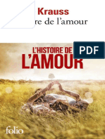 Lhistoire de Lamour - Nicole Krauss @cinciva