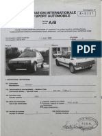 Homologation Form Number 5301 Group A