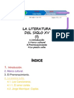 La Literatura Del Siglo XV (I)