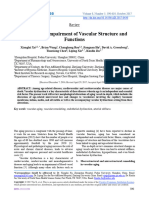 Age-Related Impairment of Vascular Structure and Functions