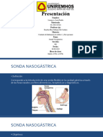 Sonda Nasogastrica Pediatria