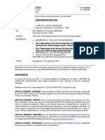 Informe 170 Implementacion de Acuerdo Valle Los Dinosaurios