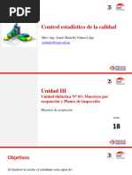 Sesión 19 - Muestreo de Aceptación 2