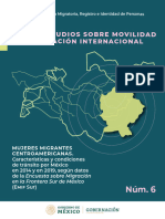 Rutas6 - Mujeres Migrantes Centroamericanas - Características y Condiciones de Tránsito - Encuesta Sobre Migración