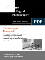 Intro To Digital Photography