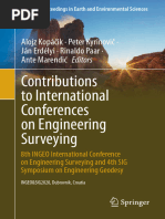 Contributions To International Conferences On Engineering Surveying