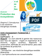 Chapitre I Gestion Et Valorisarion Des Resour Renov Et Non