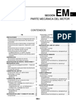 Parte Mecánica Del Motor: Contenidos