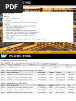 Training For SAP S4HANA in Procurement