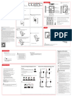 UD28736B B - Baseline - DS K1T320 Series Face Recognition Terminal - Quick Start Guide - V1.0 - 20221129