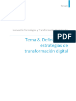 Tema 8. Definición de Estrategias de Transformación Digital