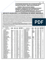 Impuesto Municipal A La Propiedad de Bienes Inmuebles Tarija