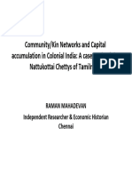 Raman Mahadevan Community Kinship Networks and Capital Accumulation in Colonial India