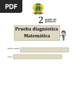 PRI 2 - Prueba Diágnóstica Matemática - WEB